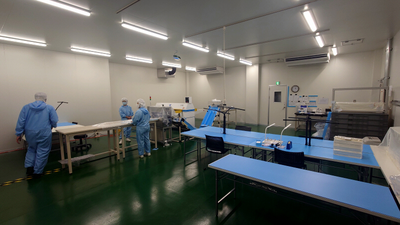 加工検査室内