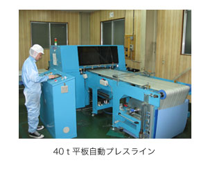 40t平板自動プレス機