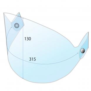 ヘルメット用　フェイスガード