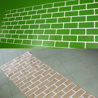 タイル模様目地型枠・デザイン型枠