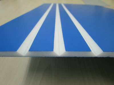 V字溝カット加工